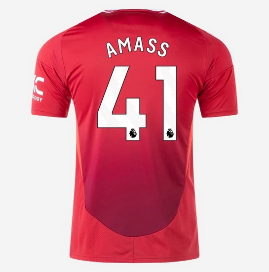 2024/2025 Harry Amass #41 Home Men's Soccer Jersey