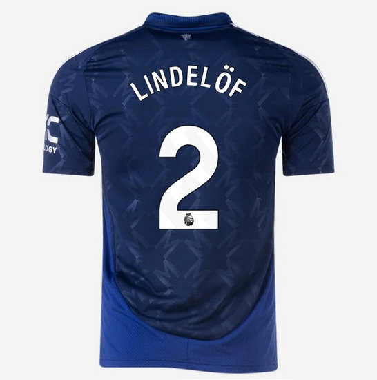 2024/2025 Victor Lindelof #2 Away Men's Soccer Jersey
