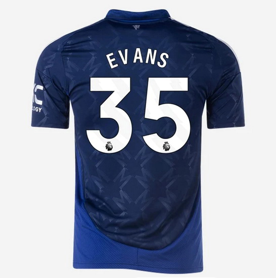 2024/2025 Jonny Evans #35 Away Men's Soccer Jersey
