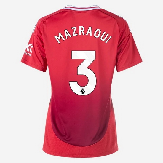 2024/2025 Noussair Mazraoui #3 Home Women's Soccer Jersey