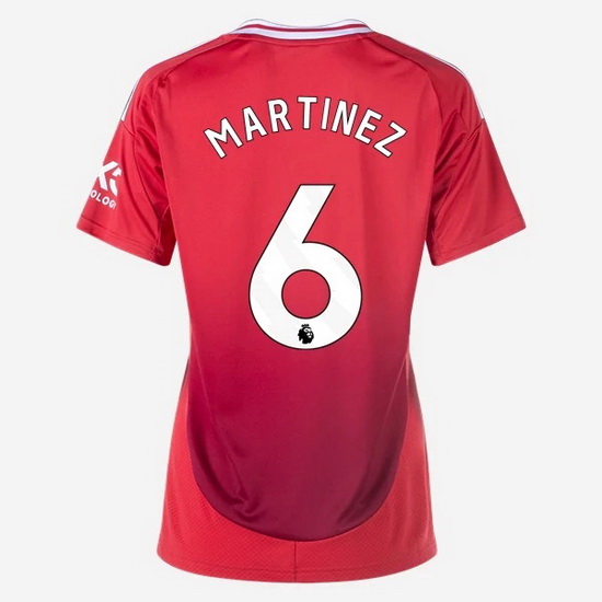 2024/2025 Lisandro Martinez #6 Home Women's Soccer Jersey