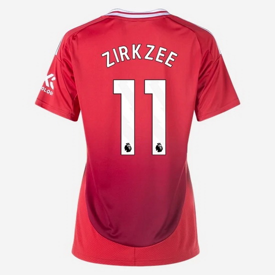2024/2025 Joshua Zirkzee #11 Home Women's Soccer Jersey