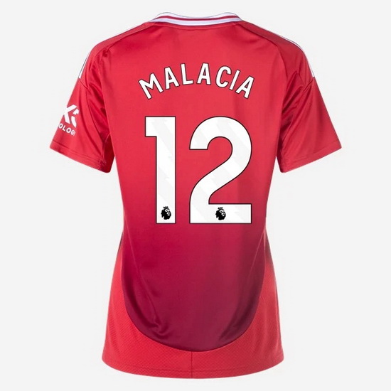 2024/2025 Tyrell Malacia #12 Home Women's Soccer Jersey