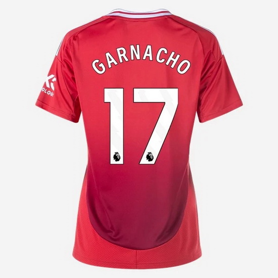 2024/2025 Alejandro Garnacho #17 Home Women's Soccer Jersey