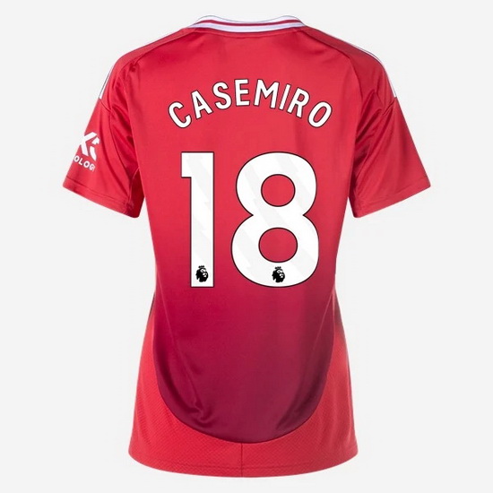 2024/2025 Casemiro #18 Home Women's Soccer Jersey