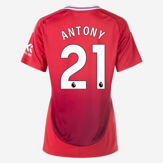 2024/2025 Antony #21 Home Women's Soccer Jersey