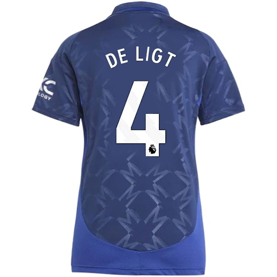 2024/2025 Matthijs de Ligt #4 Away Women's Soccer Jersey