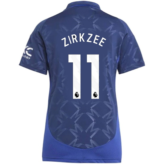 2024/2025 Joshua Zirkzee #11 Away Women's Soccer Jersey