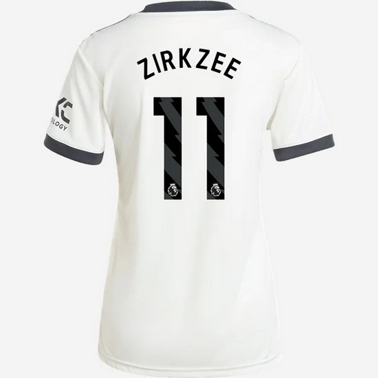 2024/2025 Joshua Zirkzee #11 Third Women's Soccer Jersey