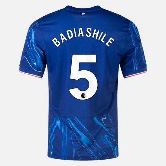 2024/2025 Benoit Badiashile #5 Home Men's Soccer Jersey