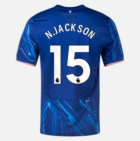 2024/2025 Nicolas Jackson #15 Home Men's Soccer Jersey