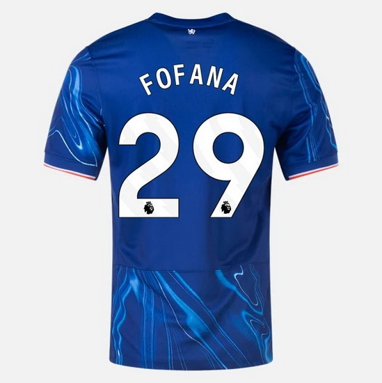 2024/2025 Wesley Fofana #29 Home Men's Soccer Jersey