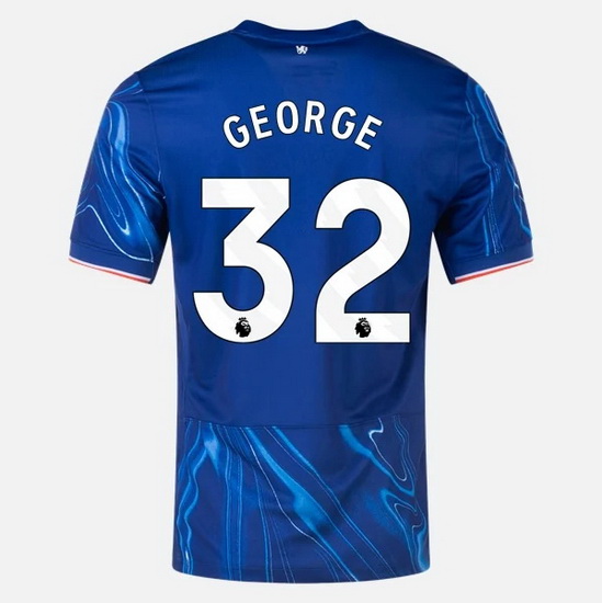 2024/2025 Tyrique George #32 Home Men's Soccer Jersey