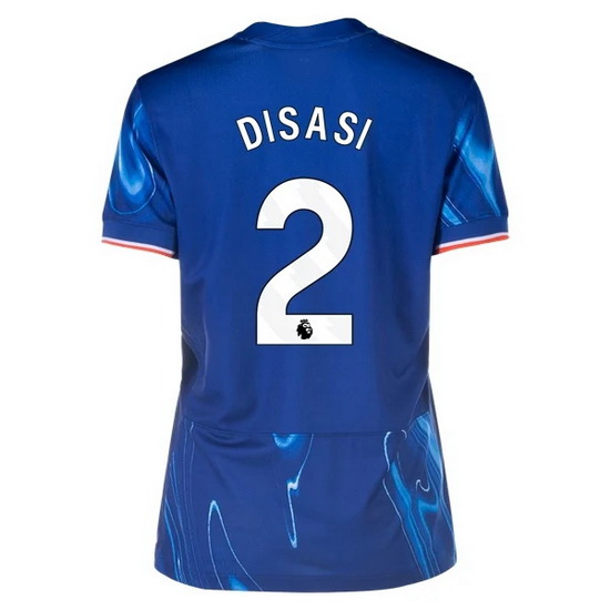 2024/2025 Axel Disasi #2 Home Women's Soccer Jersey