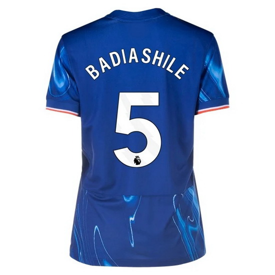 2024/2025 Benoit Badiashile #5 Home Women's Soccer Jersey
