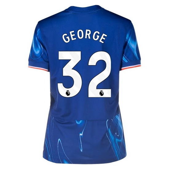 2024/2025 Tyrique George #32 Home Women's Soccer Jersey