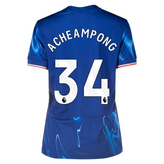 2024/2025 Josh Acheampong #34 Home Women's Soccer Jersey