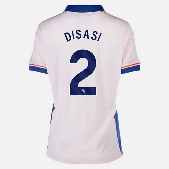 2024/2025 Axel Disasi #2 Away Women's Soccer Jersey