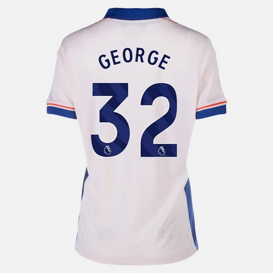 2024/2025 Tyrique George #32 Away Women's Soccer Jersey