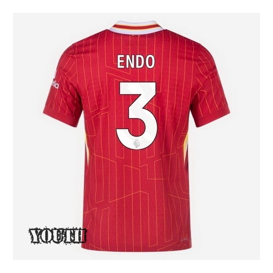 2024/2025 Wataru Endo #3 Home Youth Soccer Jersey