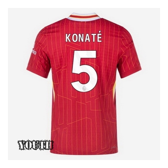 2024/2025 Ibrahima Konate #5 Home Youth Soccer Jersey