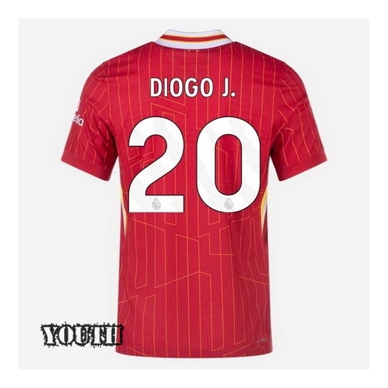 2024/2025 Diogo Jota #20 Home Youth Soccer Jersey