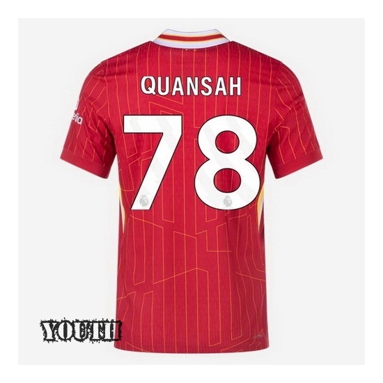 2024/2025 Jarell Quansah #78 Home Youth Soccer Jersey