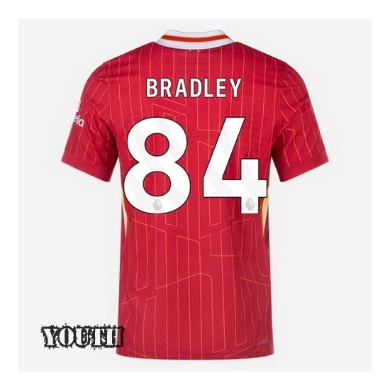 2024/2025 Conor Bradley #84 Home Youth Soccer Jersey