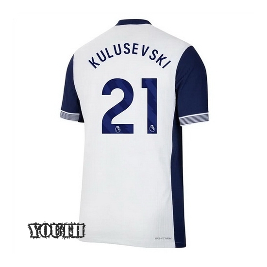 24/25 Dejan Kulusevski #21 Home Youth Soccer Jersey