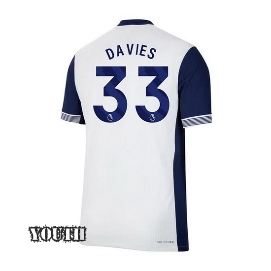 24/25 Ben Davies #33 Home Youth Soccer Jersey
