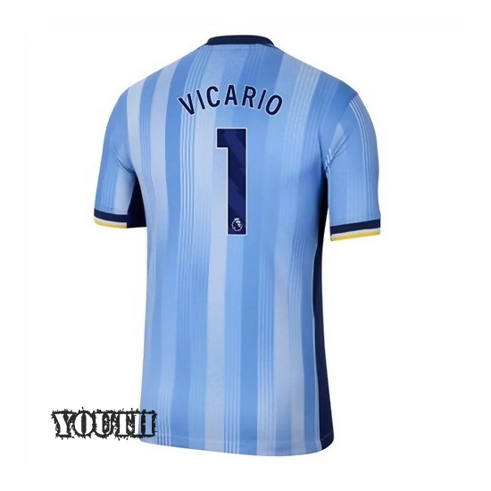 24/25 Guglielmo Vicario #1 Away Youth Soccer Jersey
