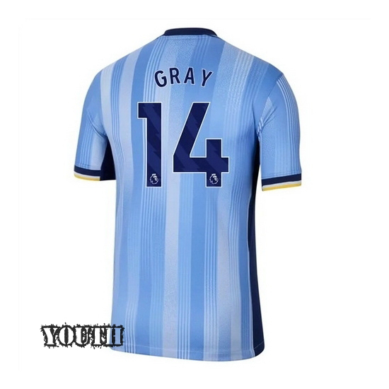 24/25 Archie Gray #14 Away Youth Soccer Jersey