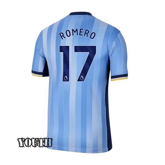 24/25 Cristian Romero #17 Away Youth Soccer Jersey