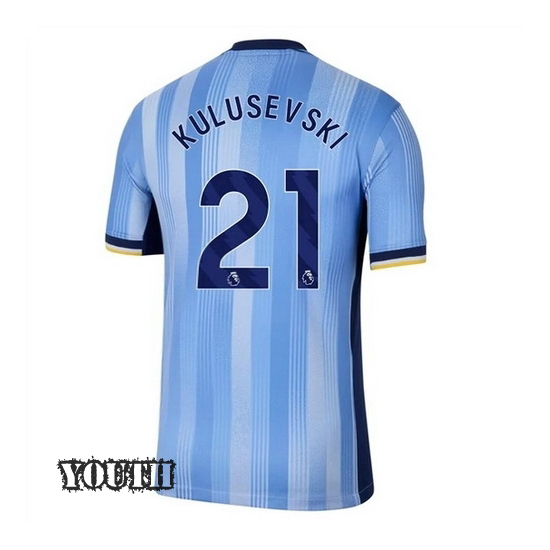 24/25 Dejan Kulusevski #21 Away Youth Soccer Jersey