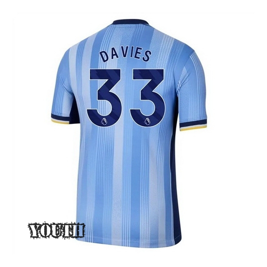 24/25 Ben Davies #33 Away Youth Soccer Jersey