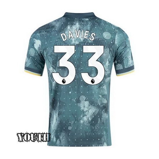 24/25 Ben Davies #33 Third Youth Soccer Jersey