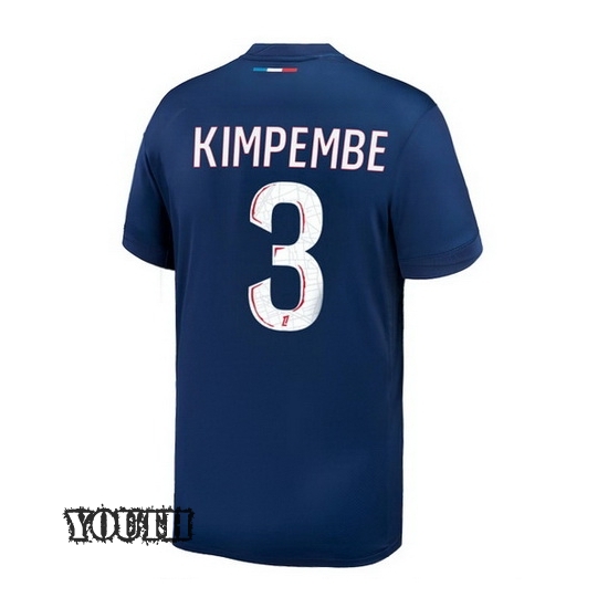 24/25 Presnel Kimpembe #3 Home Youth Soccer Jersey