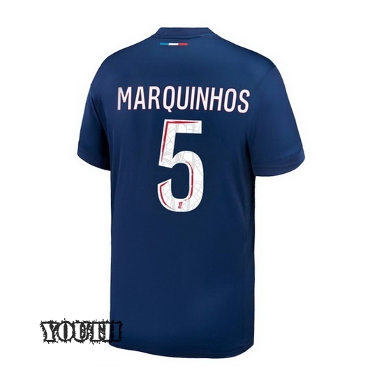 24/25 Marquinhos #5 Home Youth Soccer Jersey