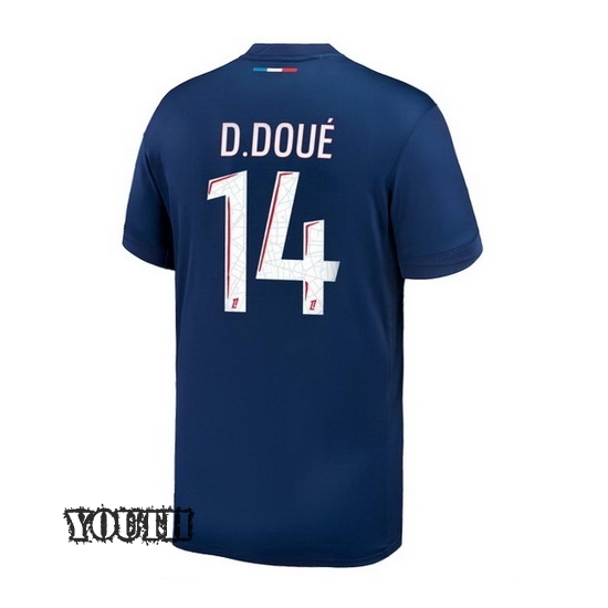 24/25 Desire Doue #14 Home Youth Soccer Jersey