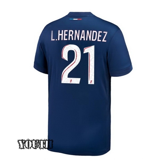 24/25 Lucas Hernandez #21 Home Youth Soccer Jersey