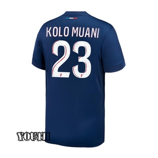 24/25 Randal Kolo Muani #23 Home Youth Soccer Jersey