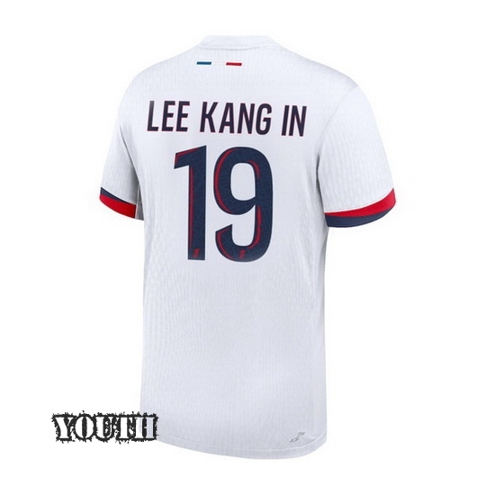 24/25 Lee Kang-in #19 Away Youth Soccer Jersey