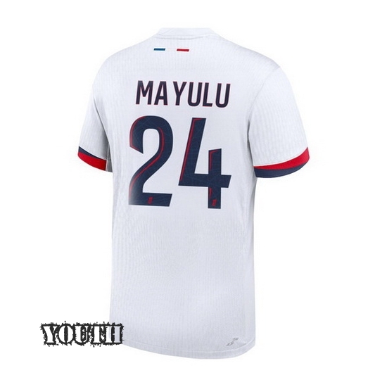 24/25 Senny Mayulu #24 Away Youth Soccer Jersey