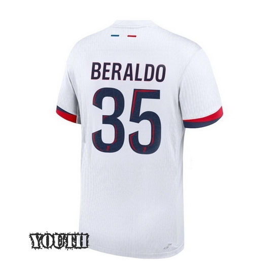 24/25 Lucas Beraldo #35 Away Youth Soccer Jersey