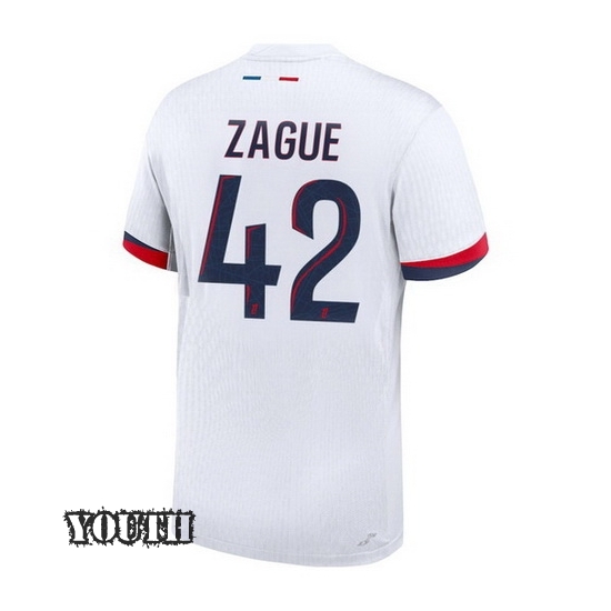 24/25 Yoram Zague #42 Away Youth Soccer Jersey