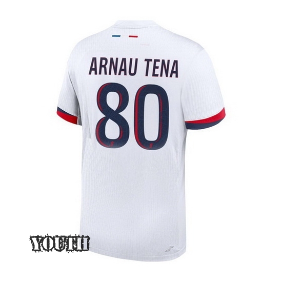 24/25 Arnau Tenas #80 Away Youth Soccer Jersey
