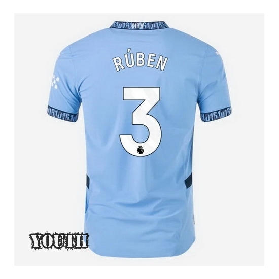 24/25 Ruben Dias #3 Home Youth Soccer Jersey