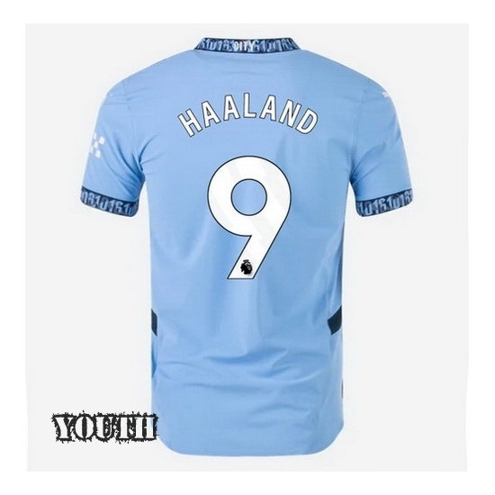 24/25 Erling Haaland #9 Home Youth Soccer Jersey