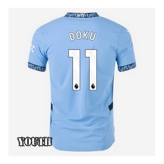 24/25 Jeremy Doku #11 Home Youth Soccer Jersey