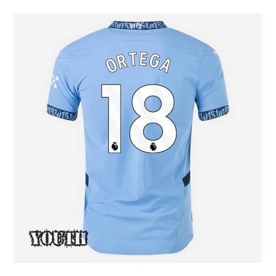 24/25 Stefan Ortega #18 Home Youth Soccer Jersey
